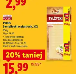 Lidl Ser tylżycki w plastrach XXL oferta