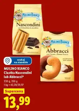 Lidl Ciastka Nascondini lub Abbracci oferta