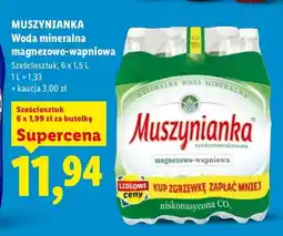 Lidl Woda mineralna magnezowo-wapniowa oferta