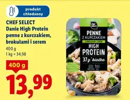 Lidl Danie High Protein penne z kurczakiem, brokułami i serem oferta