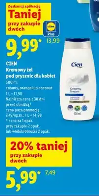 Lidl Kremowy żel pod prysznic dla kobiet oferta