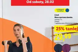 Lidl Crivit Bluza sportowa damska oferta