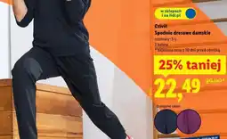 Lidl Crivit Spodnie dresowe damskie oferta