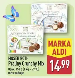 ALDI Praliny Crunchy Mix różne rodzaje oferta