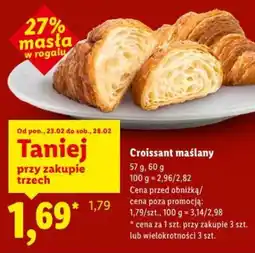 Lidl Croissant maślany oferta