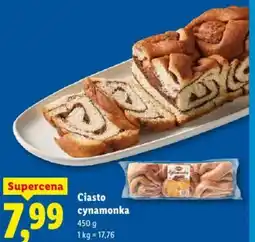 Lidl Ciasto cynamonka oferta