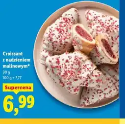 Lidl Croissant z nadzieniem malinowym oferta