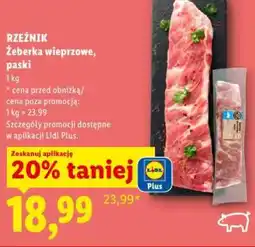 Lidl RZEXNIK Zeberka wieprzowe oferta