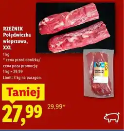 Lidl RZEXNIK Polędwiczka wieprzowa, XXL oferta