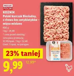 Lidl Rzeźnik Kurczak Biesiadny mielony oferta
