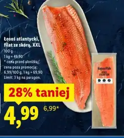 Lidl Losoś atlantycki filet ze skórą oferta