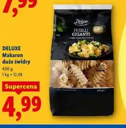 Lidl Deluxe Makaron duże świdry oferta