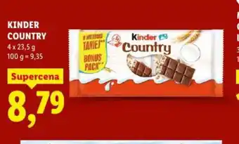 Lidl Kinder Country oferta
