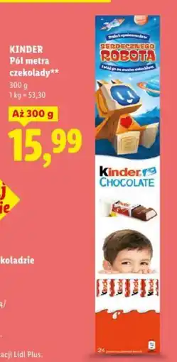 Lidl KINDER Pół metra czekolady oferta