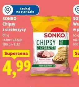 Lidl Sonko Chipsy z ciecierzycy oferta
