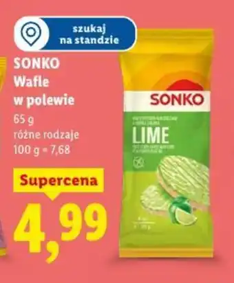 Lidl SONKO Wafle w polewie oferta