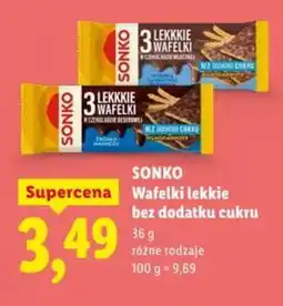 Lidl SONKO Wafelki lekkie oferta