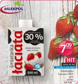 Specjał Śmietanka łaciata uht 30% mlekpol oferta