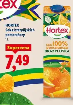 Lidl Hortex Sok z brazylijskich pomarańczy oferta