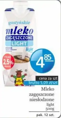 Specjał Mleko zagęszczone niesłodzone light SM Gostyń oferta