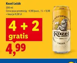 Lidl Piwo Kozel Ležák oferta