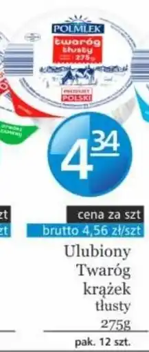 Specjał Ulubiony Twaróg krążek tłusty Polmlek oferta