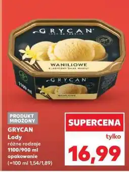 Kaufland GRYCAN Lody różne rodzaje 1100/900 ml opakowanie oferta