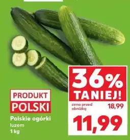 Kaufland Polskie ogórki, luzem 1 kg oferta