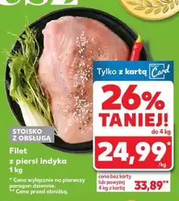 Kaufland Filet z piersi indyka 1 kg oferta