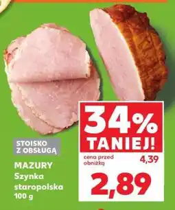 Kaufland MAZURY Szynka staropolska 100 g oferta