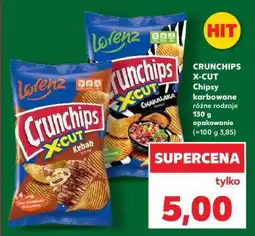 Kaufland CRUNCHIPS X-CUT Chipsy karbowane różne rodzaje oferta