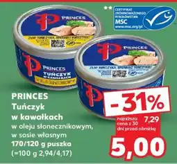 Kaufland PRINCES Tuńczyk w kawałkach oferta