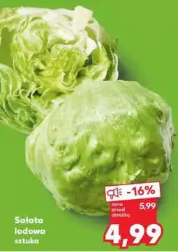 Kaufland Sałata lodowa sztuka oferta