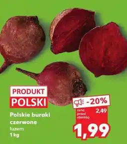 Kaufland Polskie buraki czerwone luzem 1 kg oferta