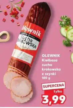 Kaufland OLEWNIK Kiełbasa sucha krakowska z szynki 100 g oferta