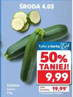 Kaufland Cukinia, luzem 1 kg oferta