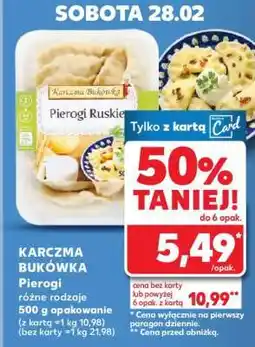 Kaufland KARCZMA BUKÓWKA Pierogi oferta