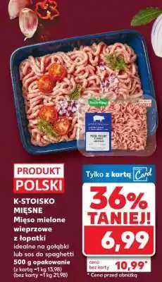 Kaufland K-STOISKO MIĘSNE Mięso mielone wieprzowe z łopatki oferta