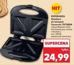 Kaufland ESPERANZA Opiekacz do kanapek Casserole TKT002K oferta