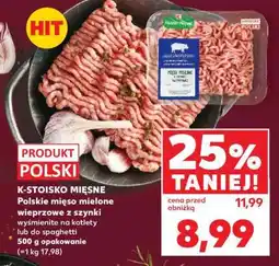 Kaufland Polskie mięso mielone wieprzowe z szynki oferta