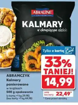 Kaufland ABRAMCZYK Kalmary panierowane w krążkach 500 g opakowanie oferta