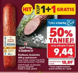 Kaufland Kiełbasa żywiecka oferta