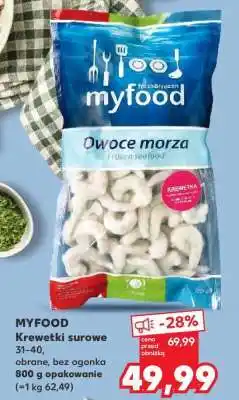 Kaufland MYFOOD Krewetki surowe oferta