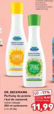 Kaufland DR. BECKMANN Perfumy do prania i kul do suszarek oferta