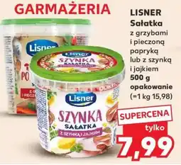 Kaufland LISNER Sałatka z grzybami i pieczoną papryką lub z szynką i jajkiem oferta