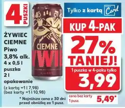 Kaufland Żywiec Ciemne oferta