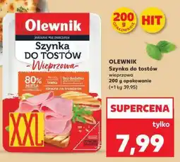 Kaufland OLEWNIK Szynka do tostów wieprzowa oferta