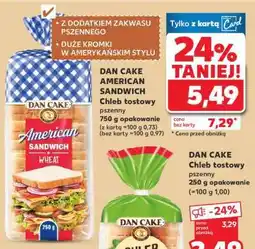 Kaufland DAN CAKE American Sandwich Chleb tostowy pszenny oferta