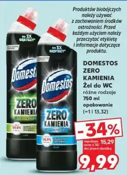 Kaufland DOMESTOS ZERO KAMIENIA Żel do WC oferta