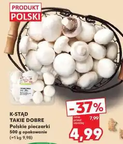 Kaufland K-STĄD TAKIE DOBRE Polskie pieczarki oferta